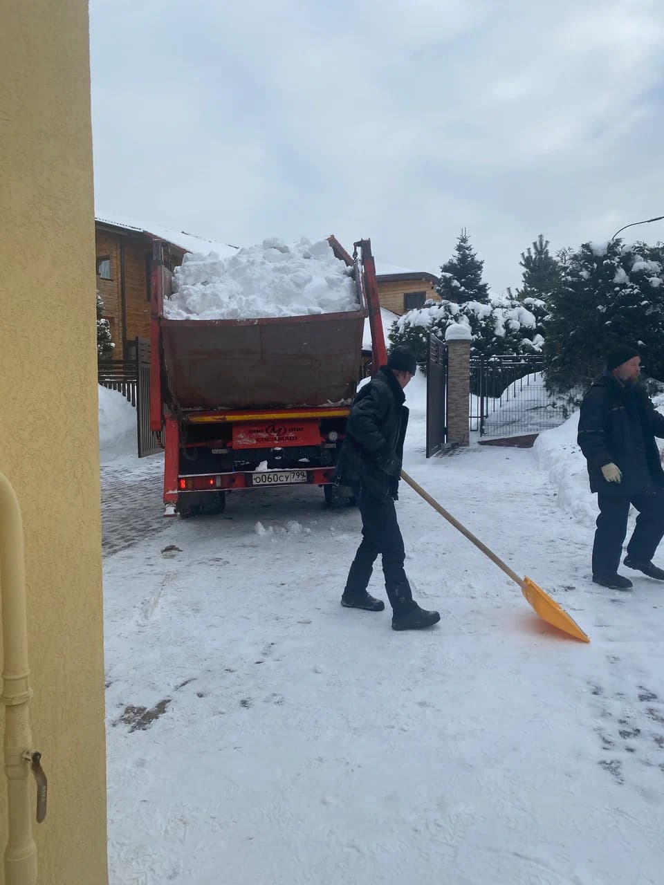 Вывоз снега, САО